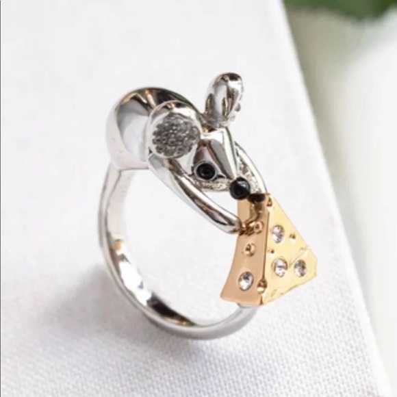 $89 New Kate Spade Year Of Rat & Cheese Ring - Picture 4 of 12